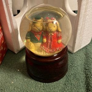 Vintage 1992 Velveteen Rabbit Water Globe